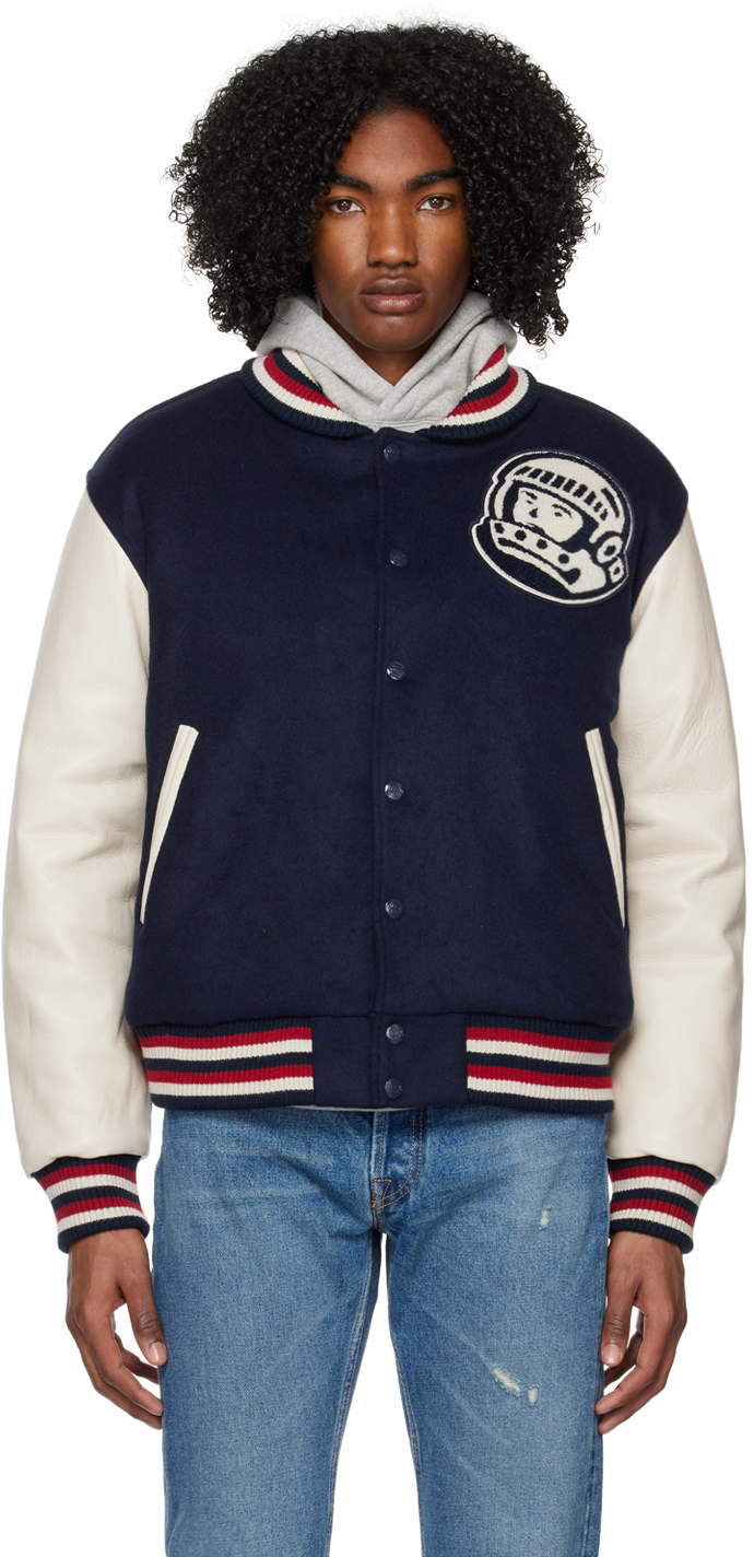 Billionaire Boys Club Navy Astro Varsity Bomber Jacket Billionaire Boys