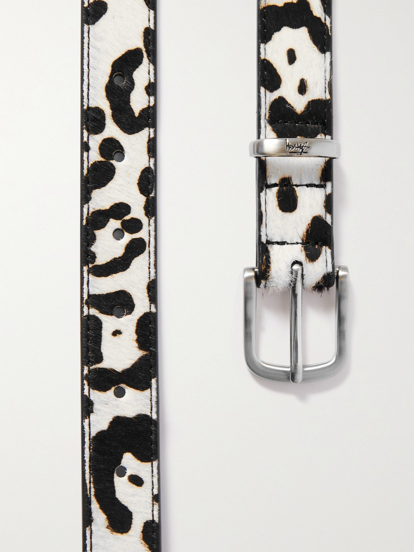 stussy pony hair dress belt