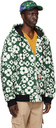 Marni Green & White Carhartt WIP Edition Floral Jacket