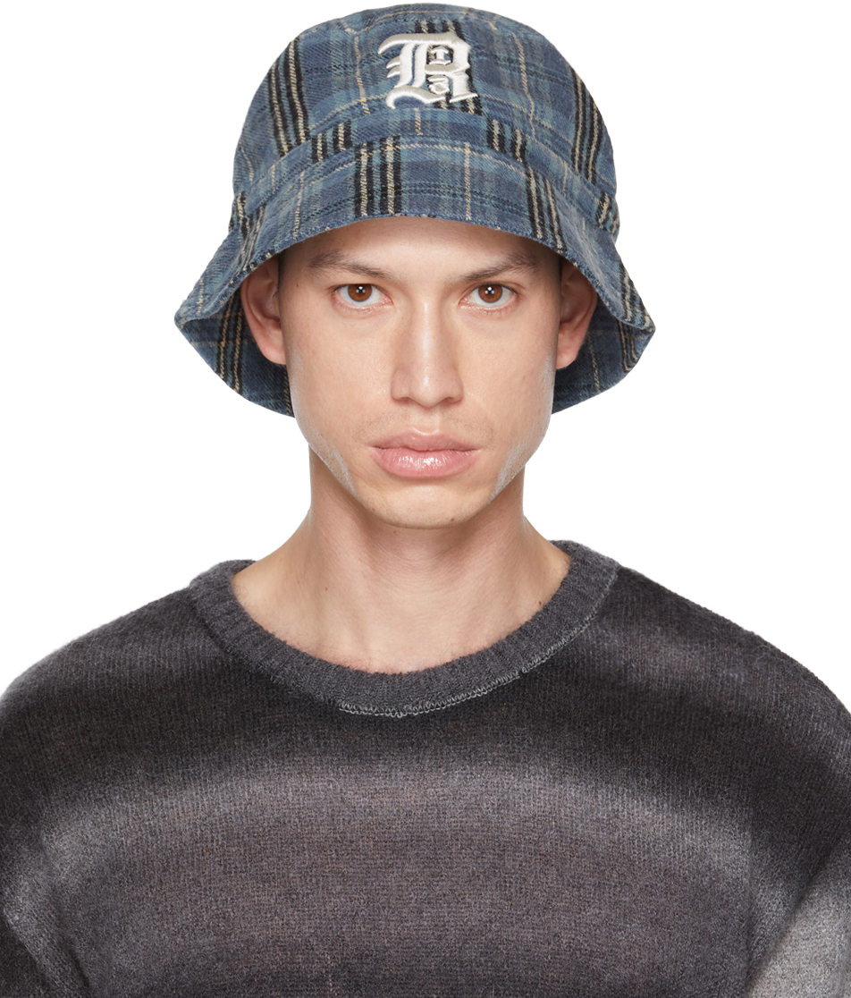 R13 Blue Layered Bucket Hat R13