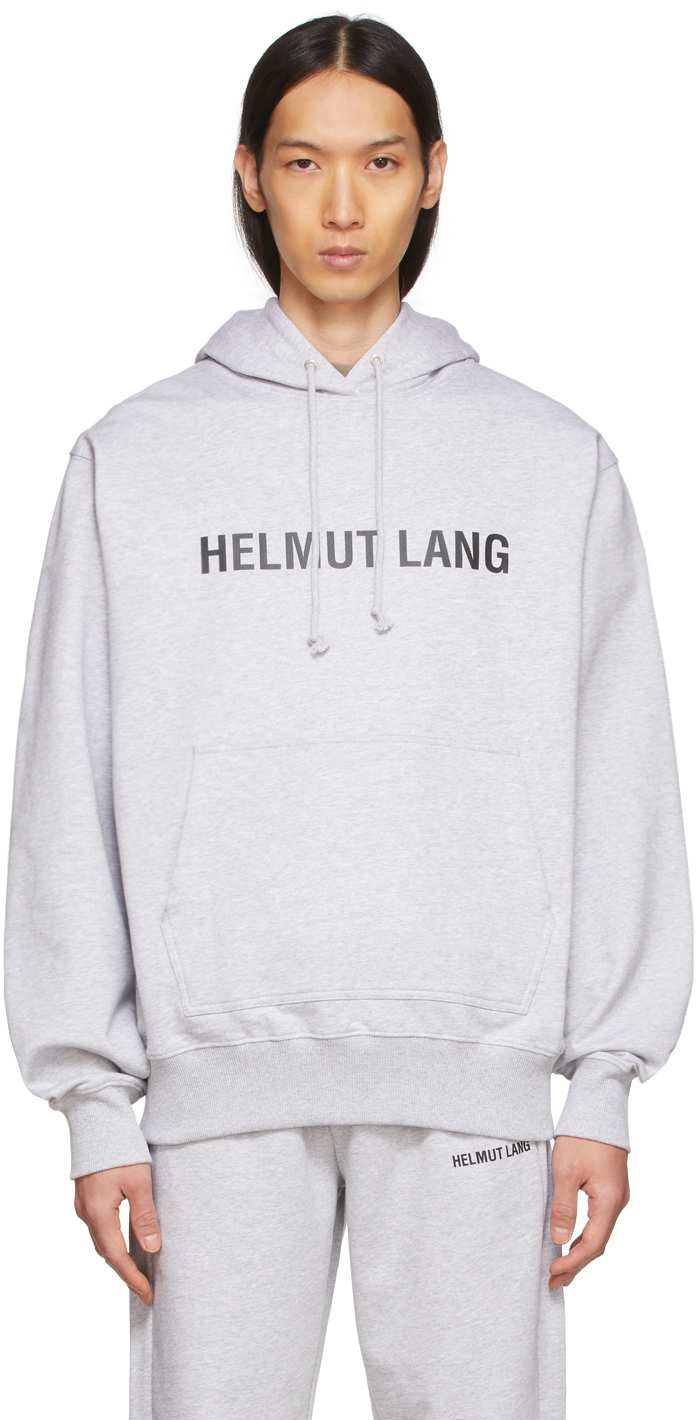 grey helmut lang hoodie