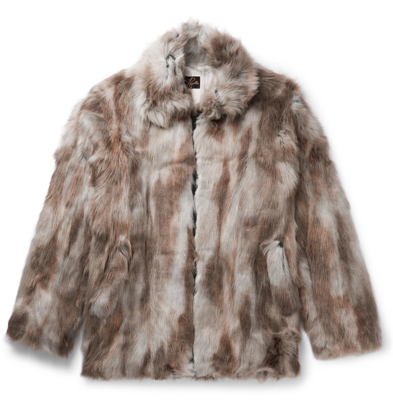 Needles - Faux Fur Bomber Jacket - Gray Needles