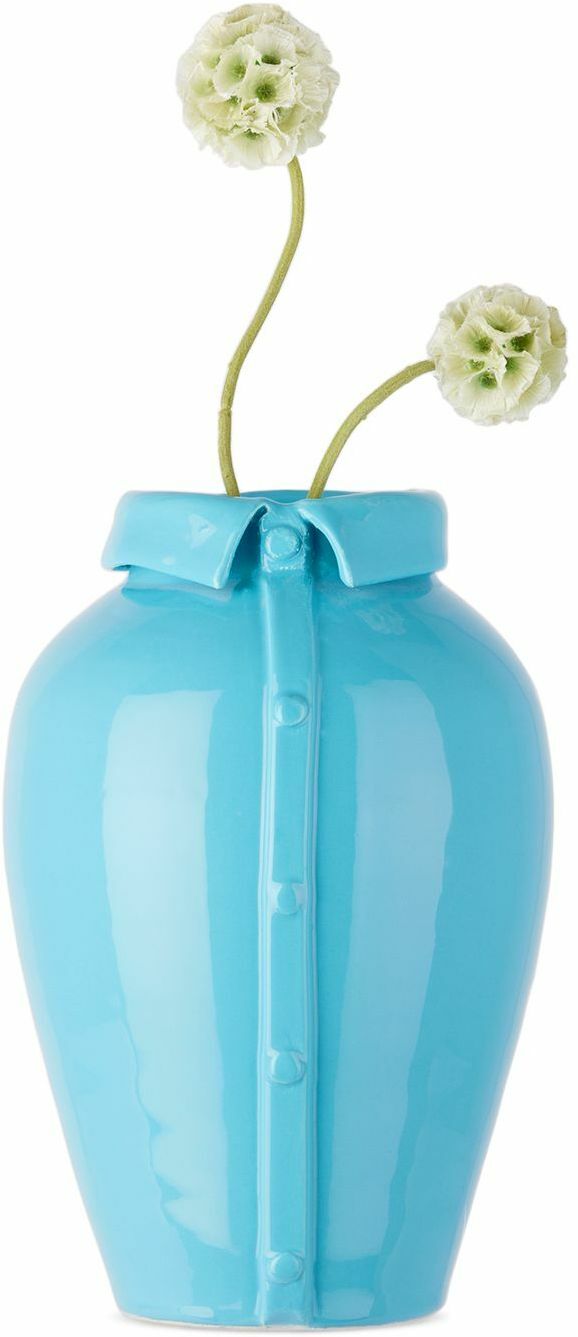 Lola Mayeras Blue Shirt Vase