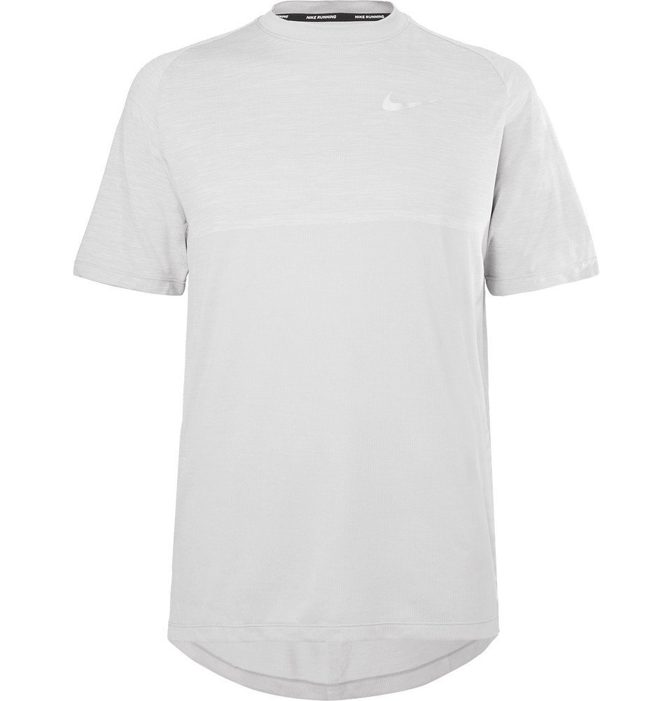 light gray dri fit shirt