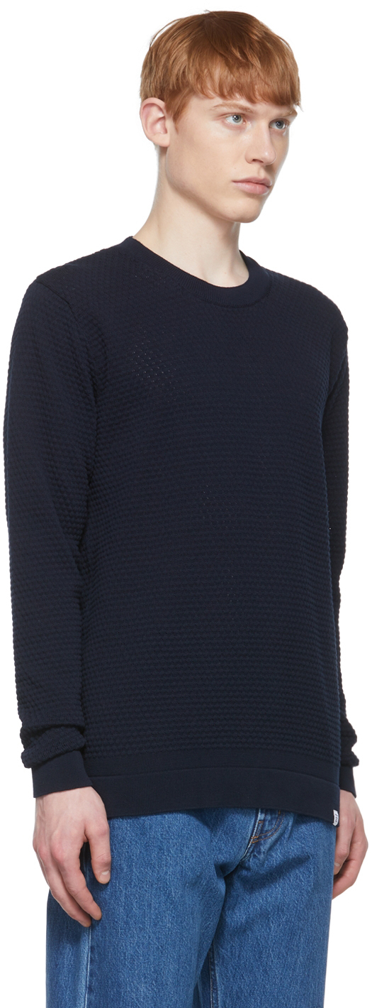 Norse Projects Navy Skagen Sweater Norse Projects