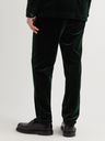 Oliver Spencer - Fishtail Slim-Fit Cotton-Velvet Suit Trousers - Green