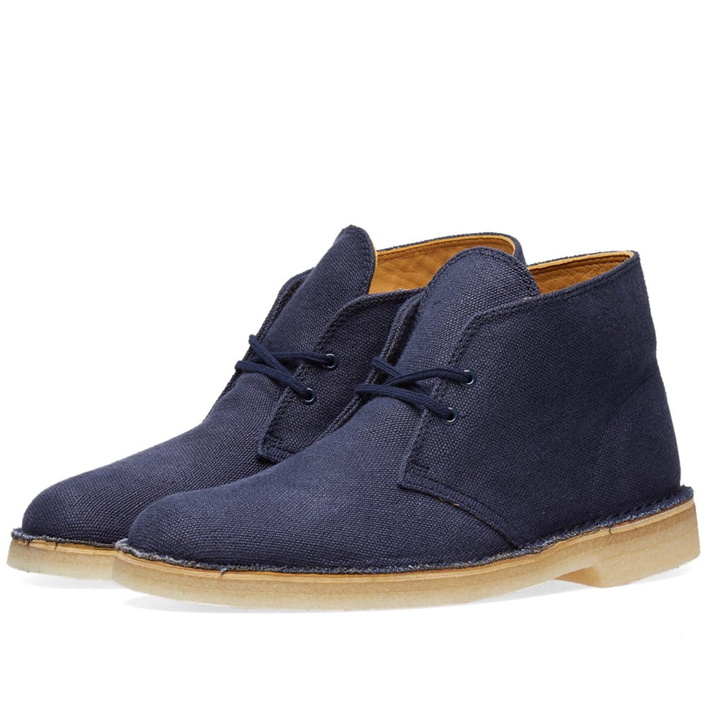 blue desert boots clarks