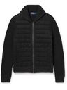 Polo Ralph Lauren - Shawl-Collar Panelled Quilted Wool and Cashmere-Blend Jacket - Gray