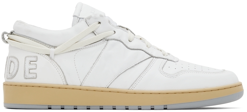 Rhude White Rhecess Low Sneakers Rhude