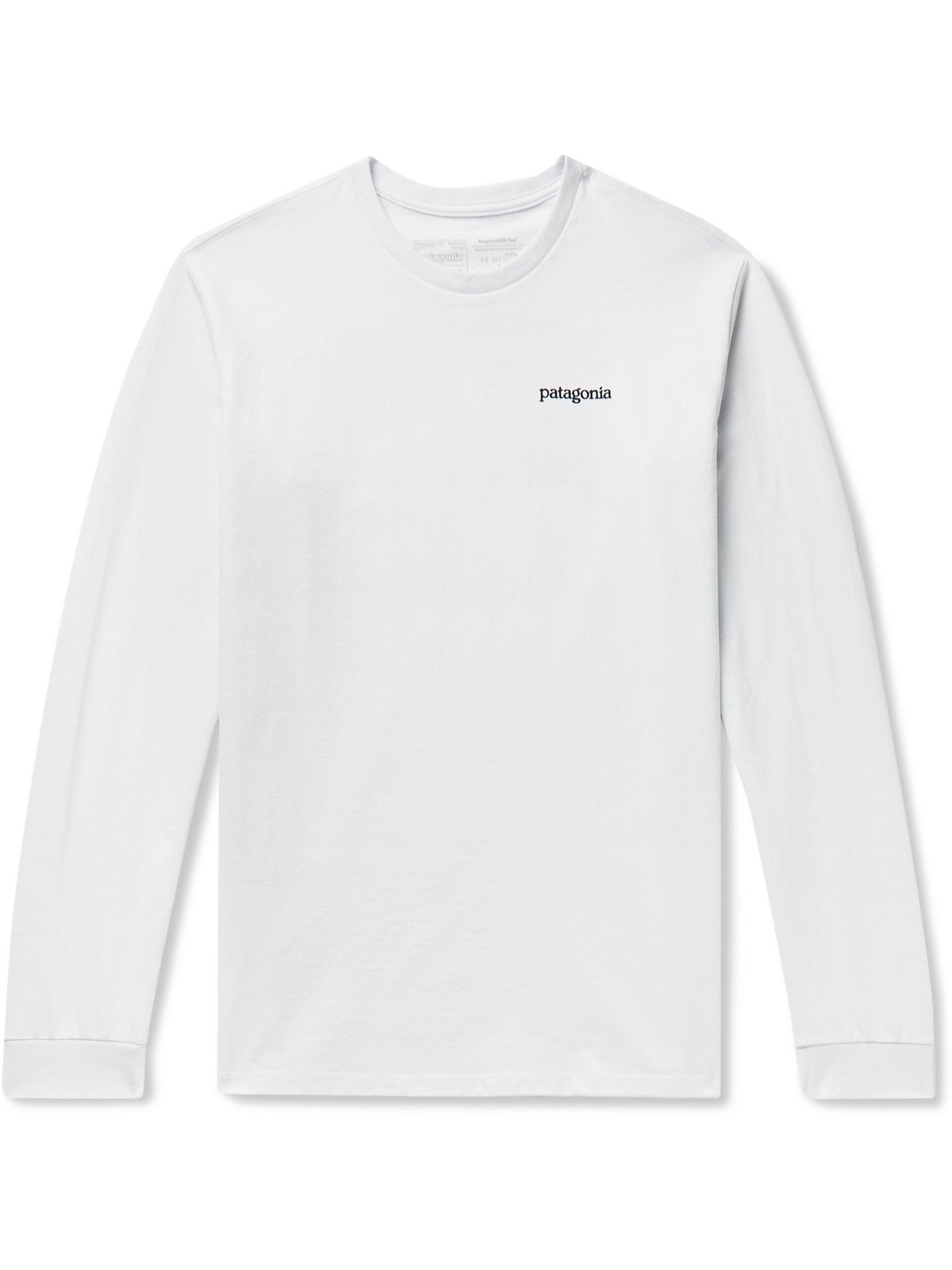 Patagonia Long Sleeve P-6 Logo Tee Blue 