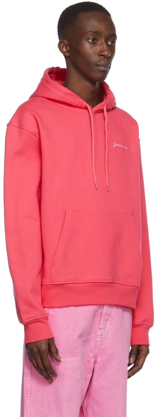 Jacquemus Pink 'Le Sweatshirt Brodé 