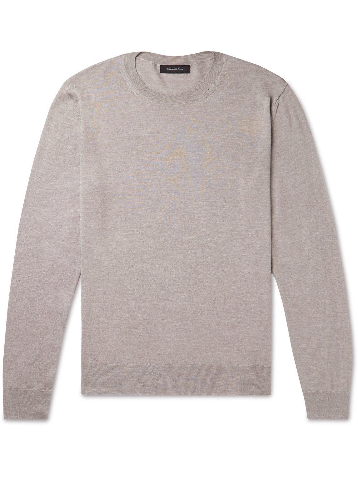 Ermenegildo Zegna Cotton Blend Crewneck Sweater
