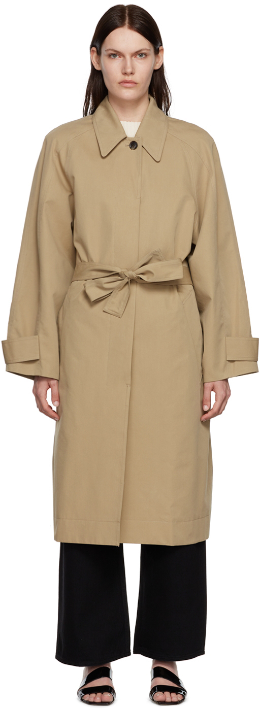 LOW CLASSIC Beige New Armhole Trench Coat Low Classic