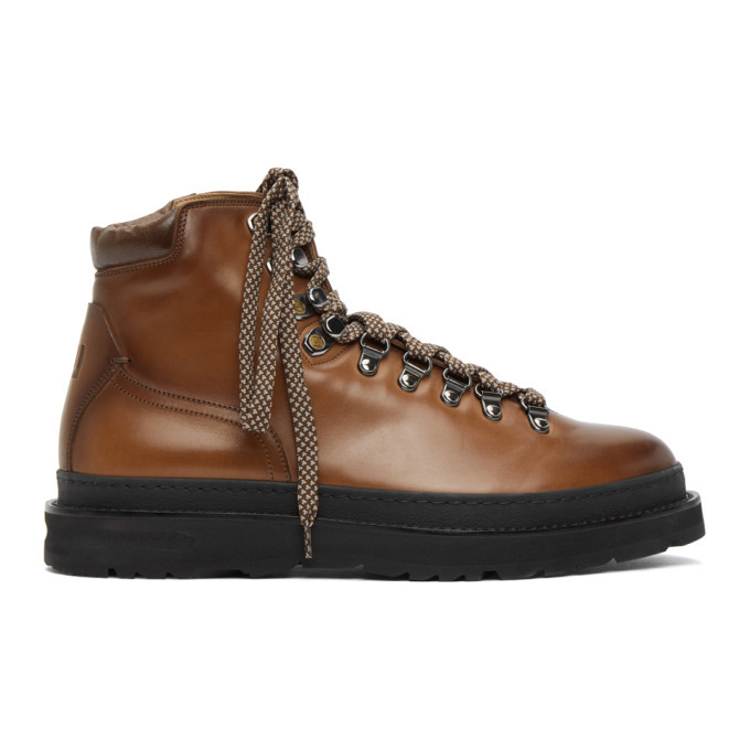 Dunhill Brown Traverse Boots Dunhill