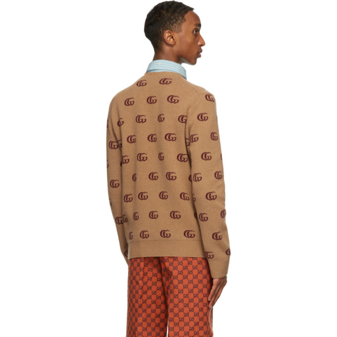 tan gucci sweater
