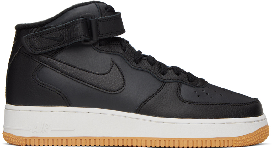 nike black air force 1 mid