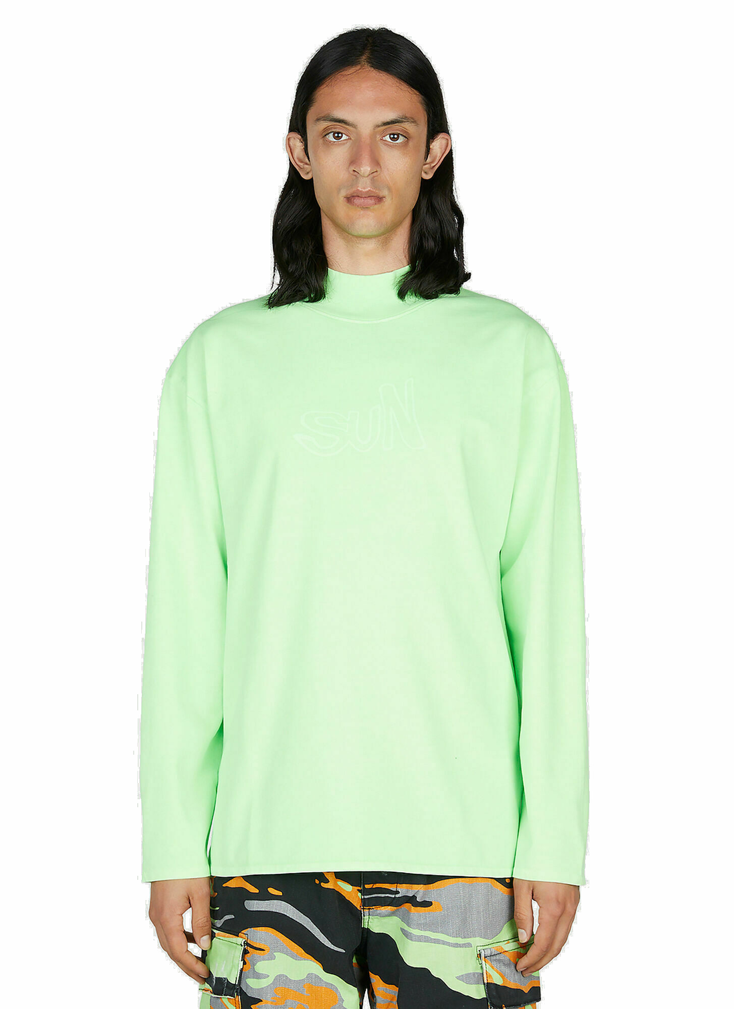 ERL - Long Sleeve T-Shirt in Green ERL
