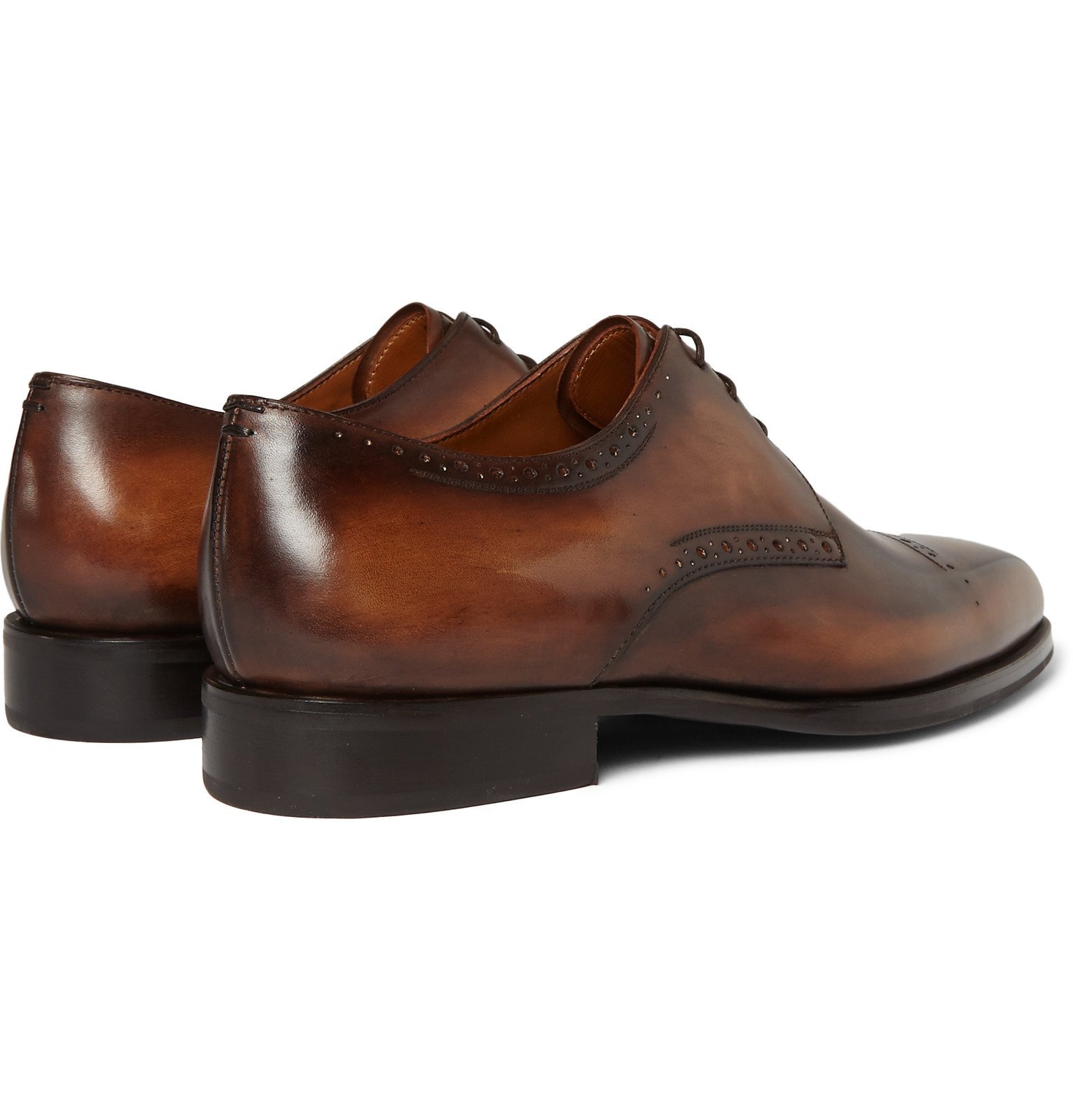 Berluti - Leather Derby Shoes - Brown Berluti