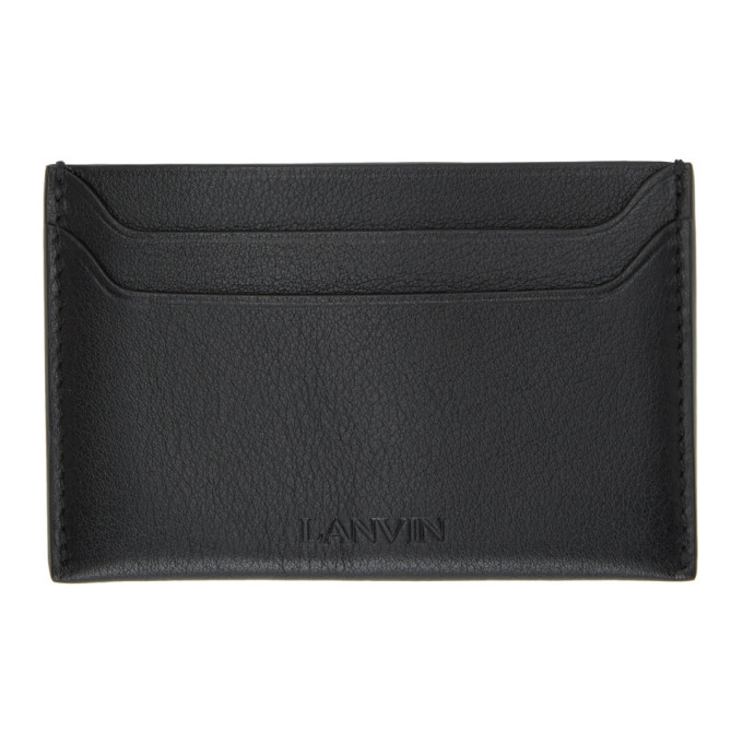 Lanvin Black Credit Card Holder Lanvin