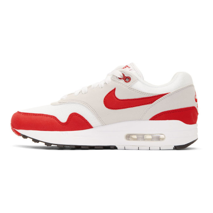 red and white air max 1 mens