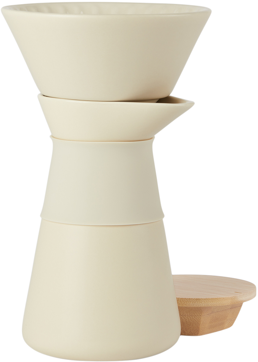 Stelton Beige Theo Coffee Maker, 0.6 L