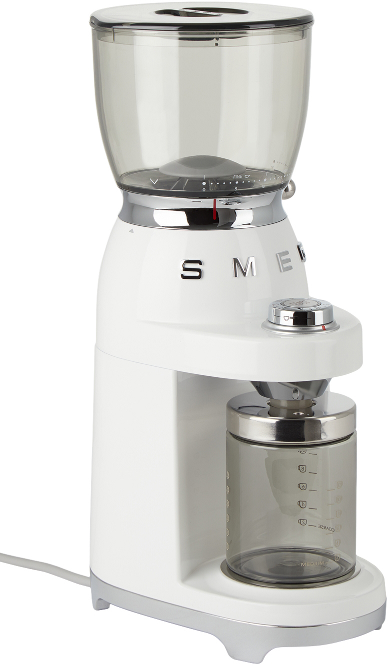SMEG White RetroStyle Coffee Grinder SMEG