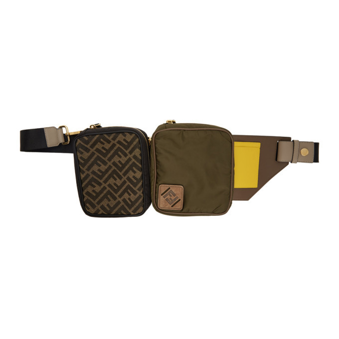 fendi canvas belt bag