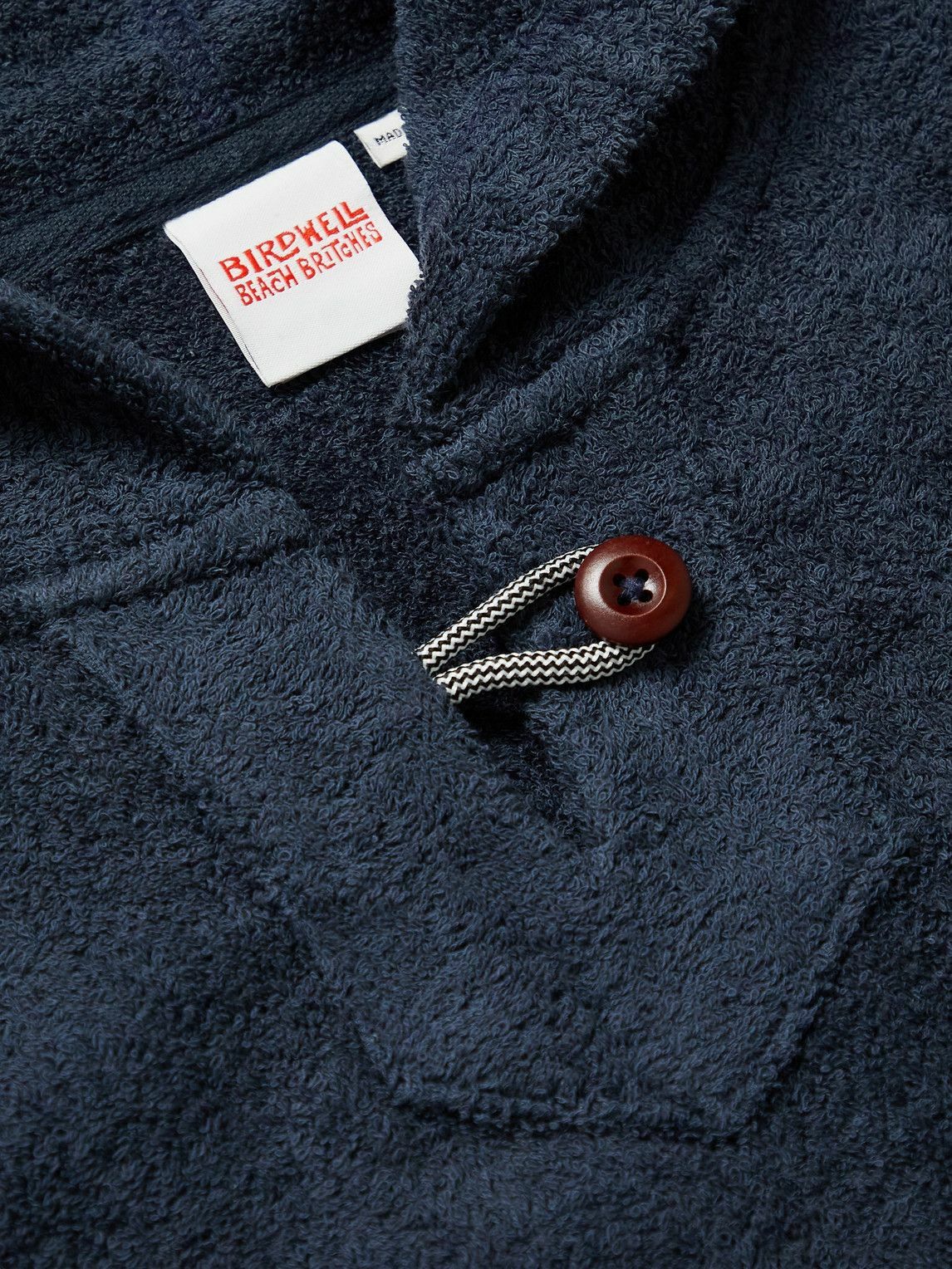 Birdwell Baja CottonTerry Hoodie Blue Birdwell