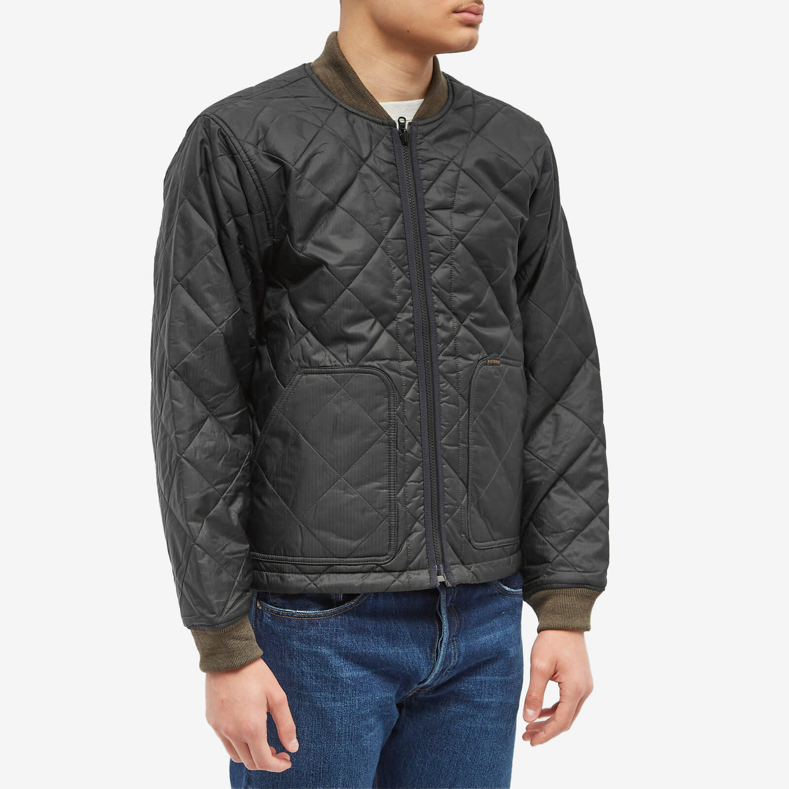 Filson Men's Eagle Plains Liner Jacket in Charcoal Filson