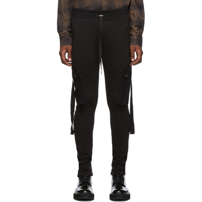 amiri leather cargo pants