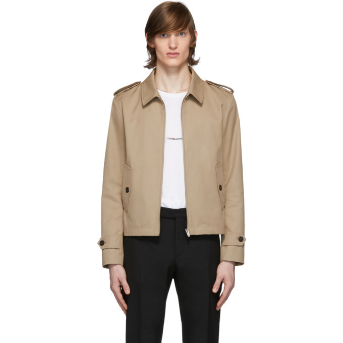 ysl beige jacket