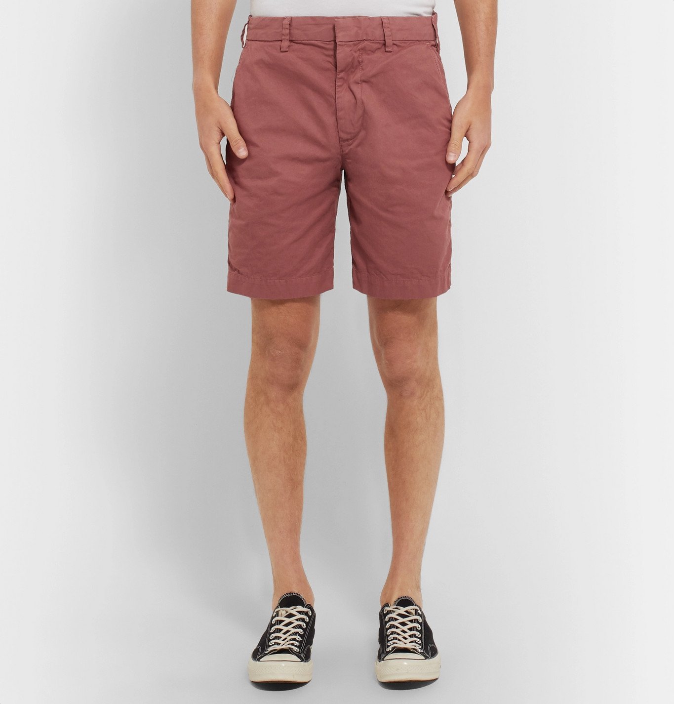 Cotton-Twill Bermuda Shorts 