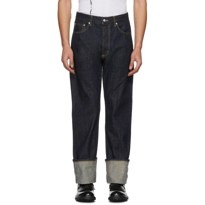 Alexander Mcqueen - Woman - Blue - Jeans main image 1