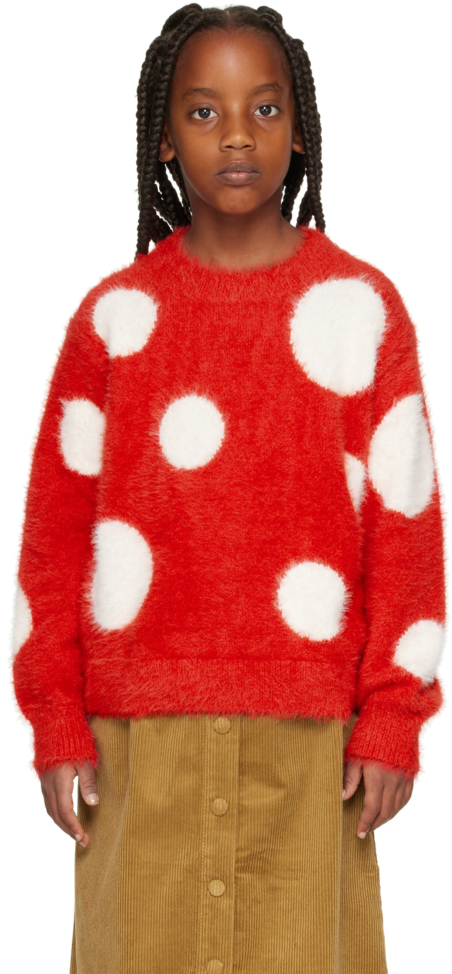 Stella McCartney Kids Red Dots Sweater Stella McCartney