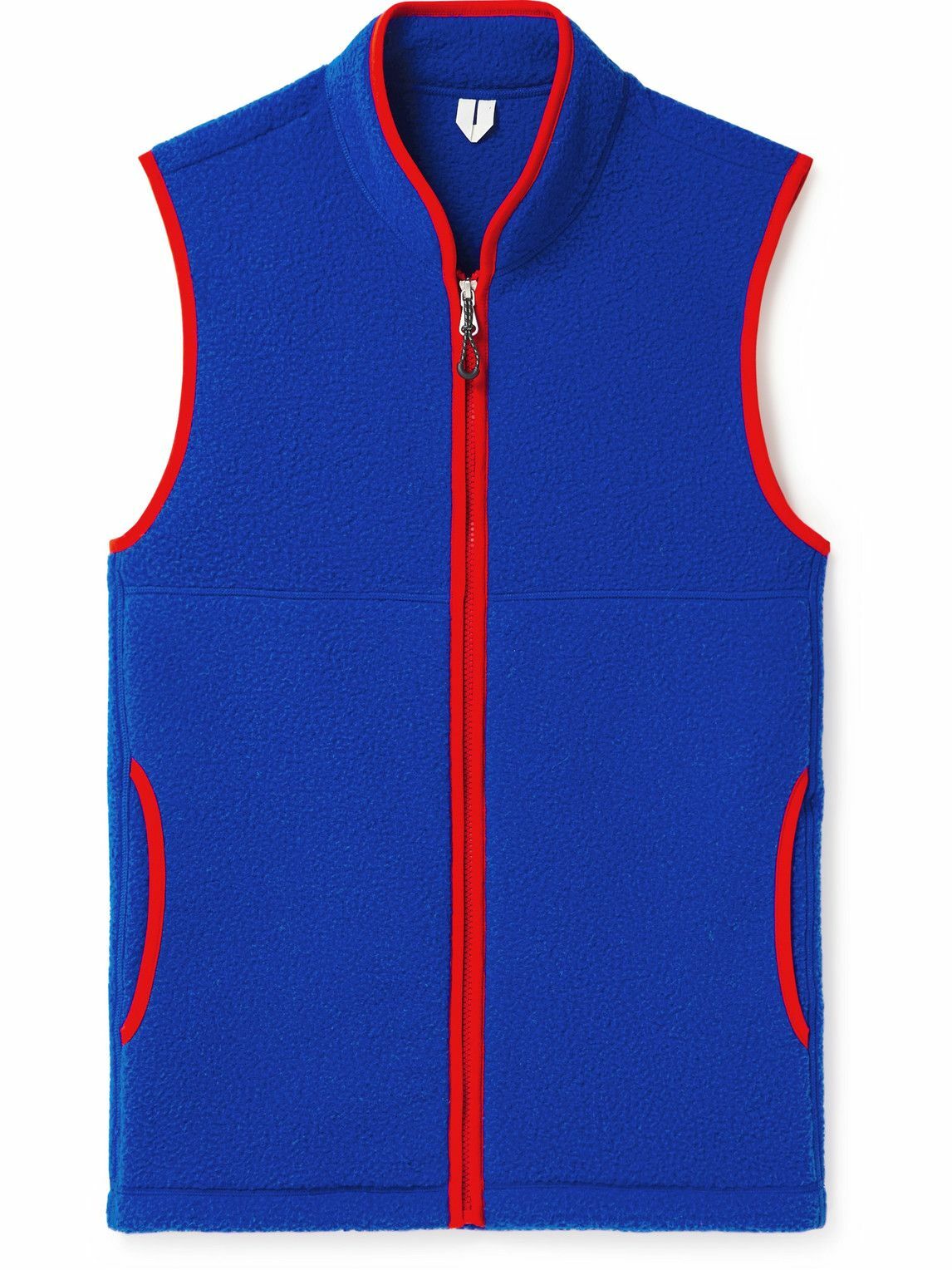 ARKET - Roy Recycled Fleece Gilet - Blue