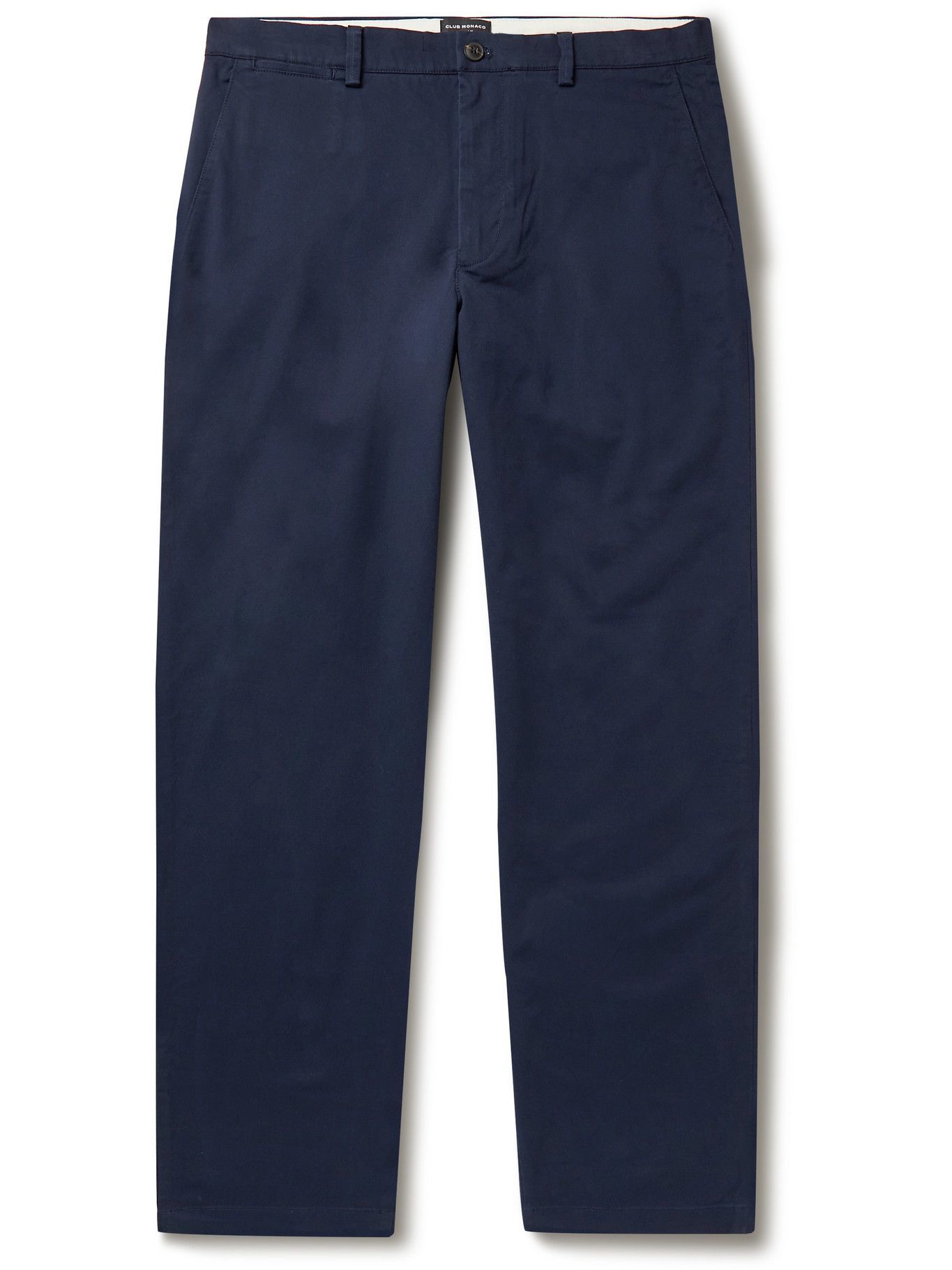 Club Monaco - Logan Stretch-Cotton Twill Chinos - Blue Club Monaco