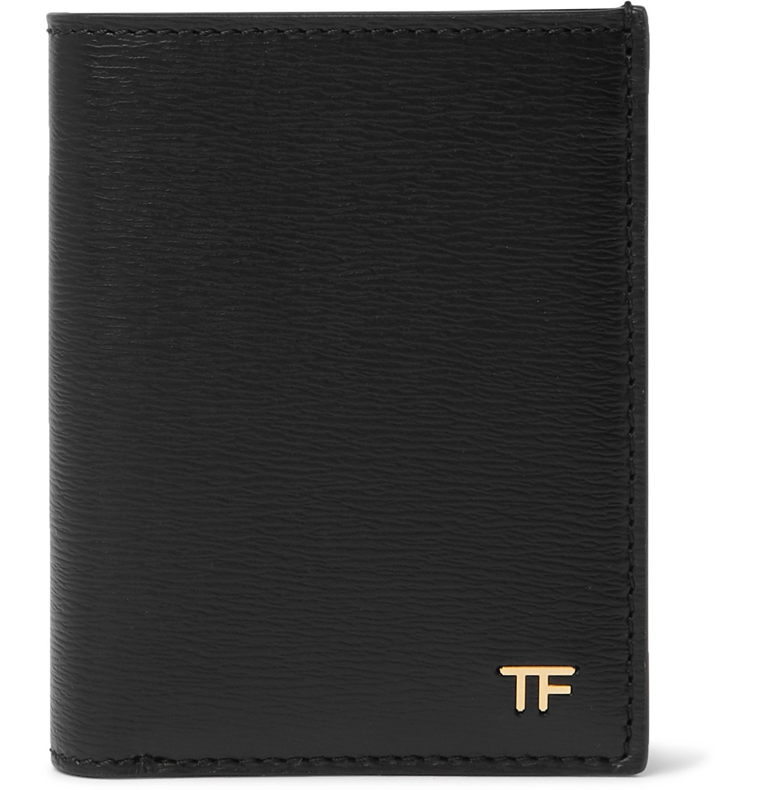 TOM FORD - Full-Grain Leather Bifold Cardholder - Black TOM FORD