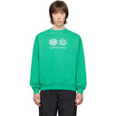 Rassvet Green Reflective Print Sweatshirt