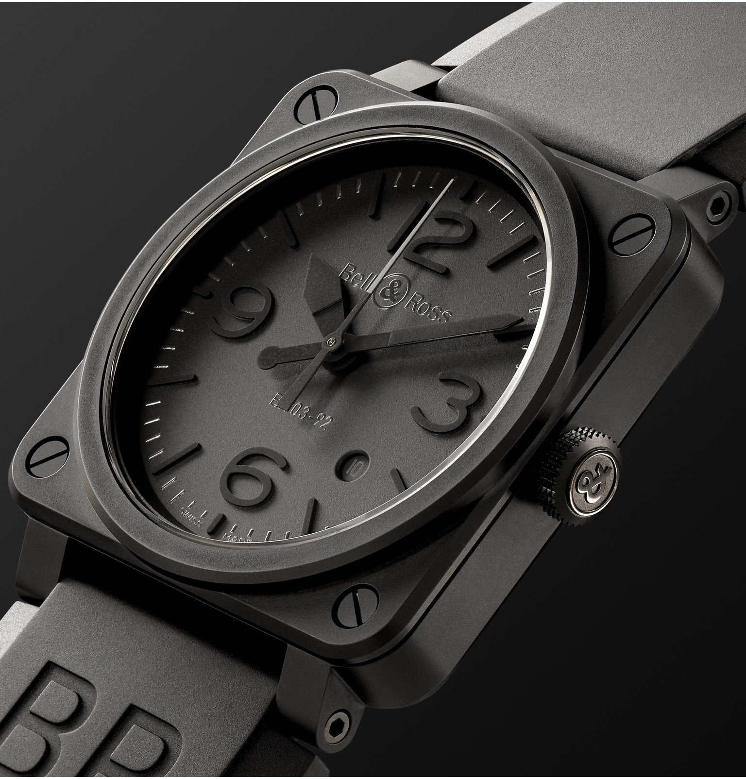 Unique Cool Rubber Watches Band BR03-92-Phantom_K0010858 main image 0