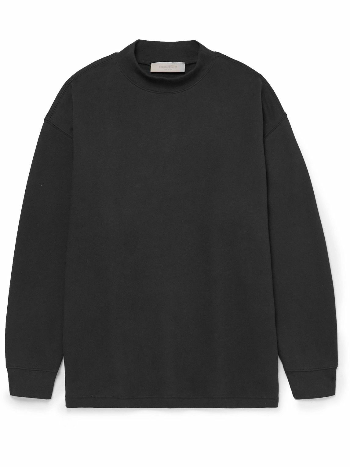 FEAR OF GOD ESSENTIALS - Oversized Logo-Flocked Cotton-Blend Jersey ...