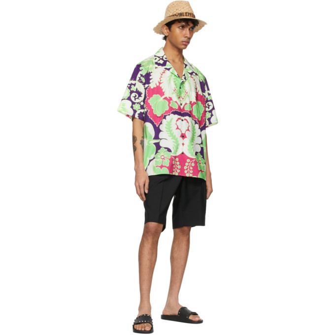 Valentino Purple World Arazzo Print 