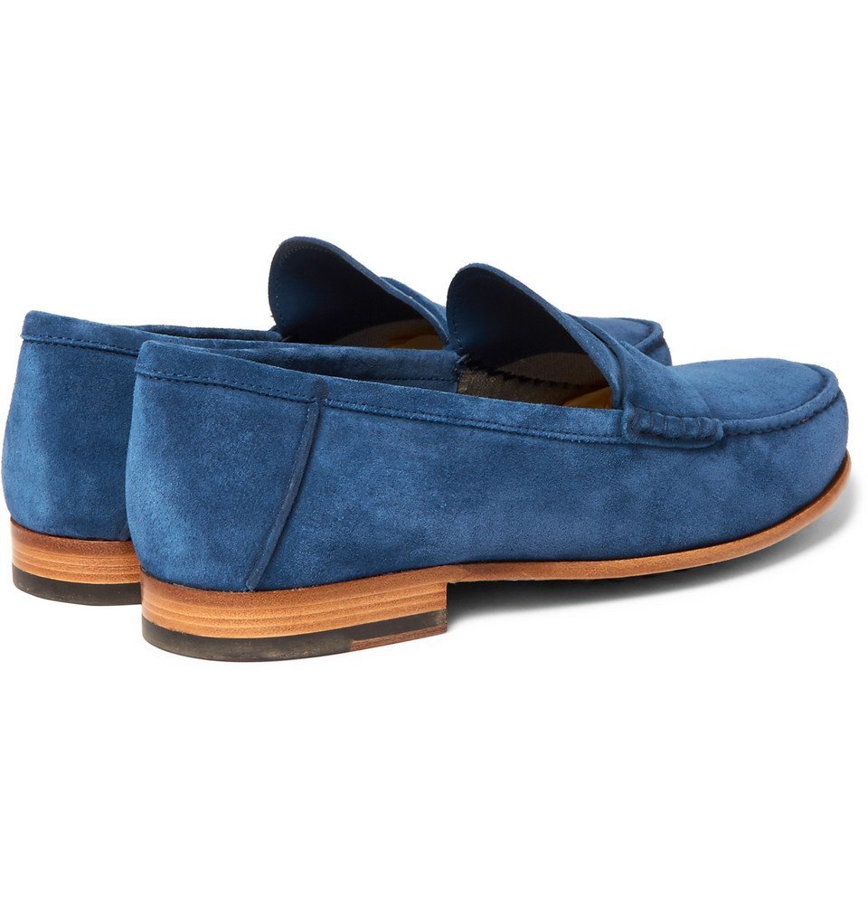 Tod's - Suede Penny Loafers - Men - Blue Tod's