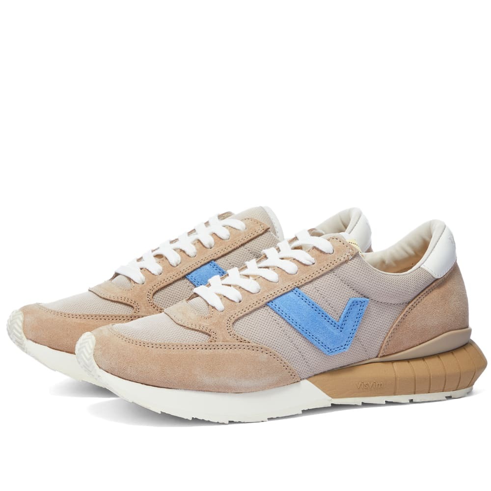 Visvim Men's Dunand Trainer Sneakers in Sand Visvim