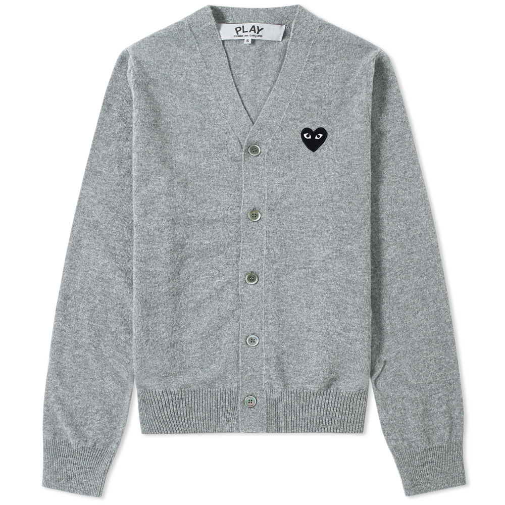 cdg play cardigan