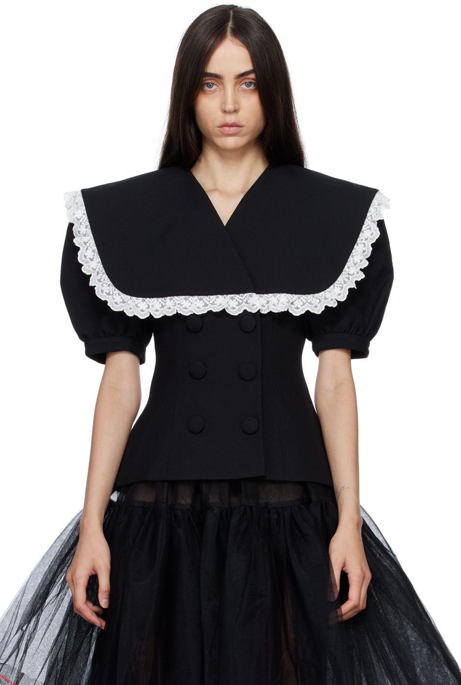 Shushu/Tong Black Sailor Collar Jacket Shushu/Tong