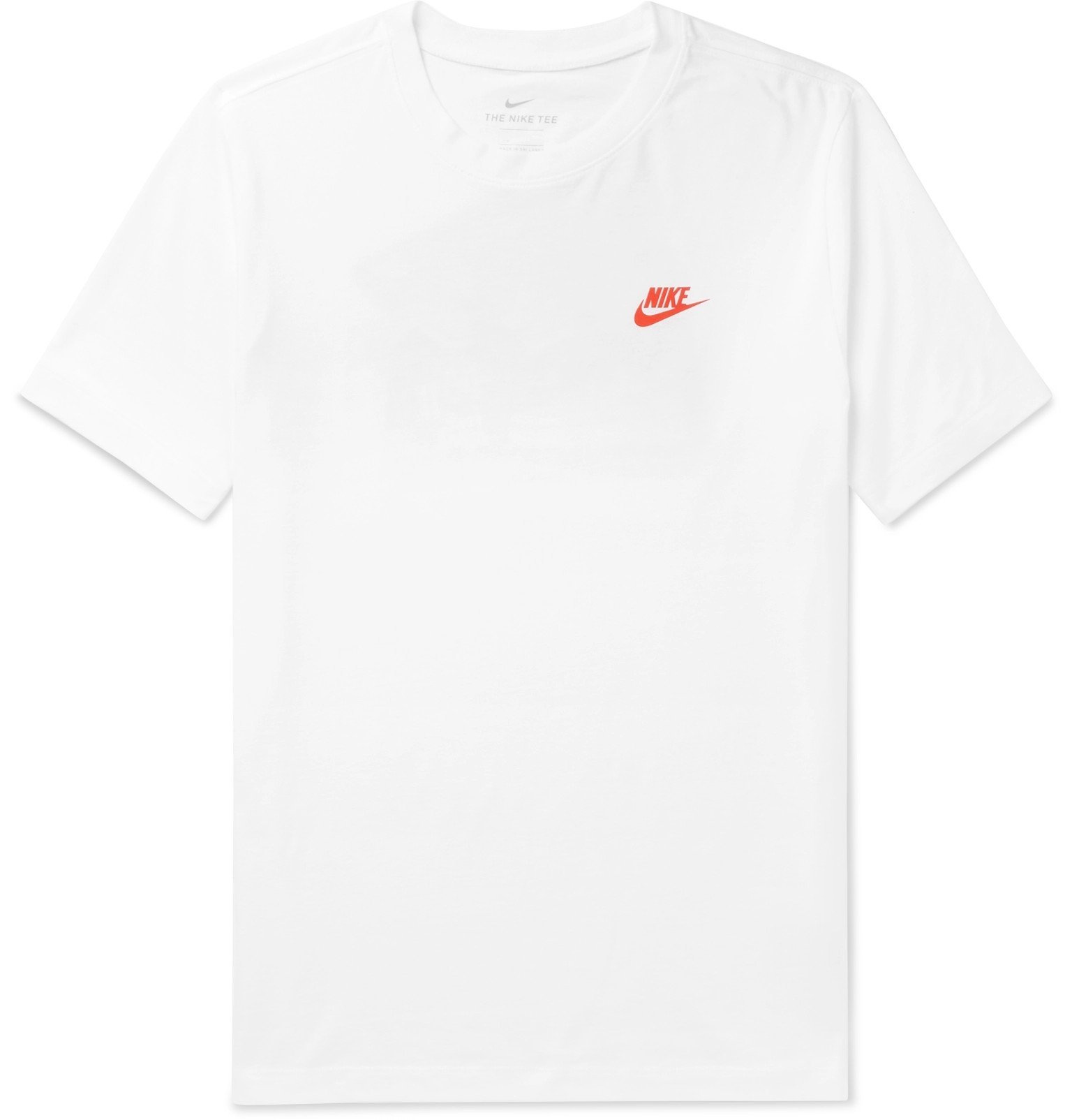 nike white cotton t shirt