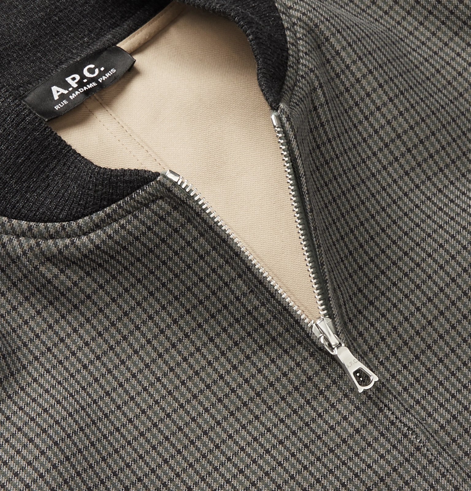 apc gaston wool bomber jacket