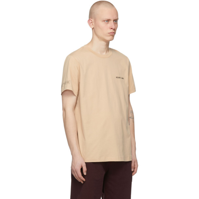 tan helmut lang shirt
