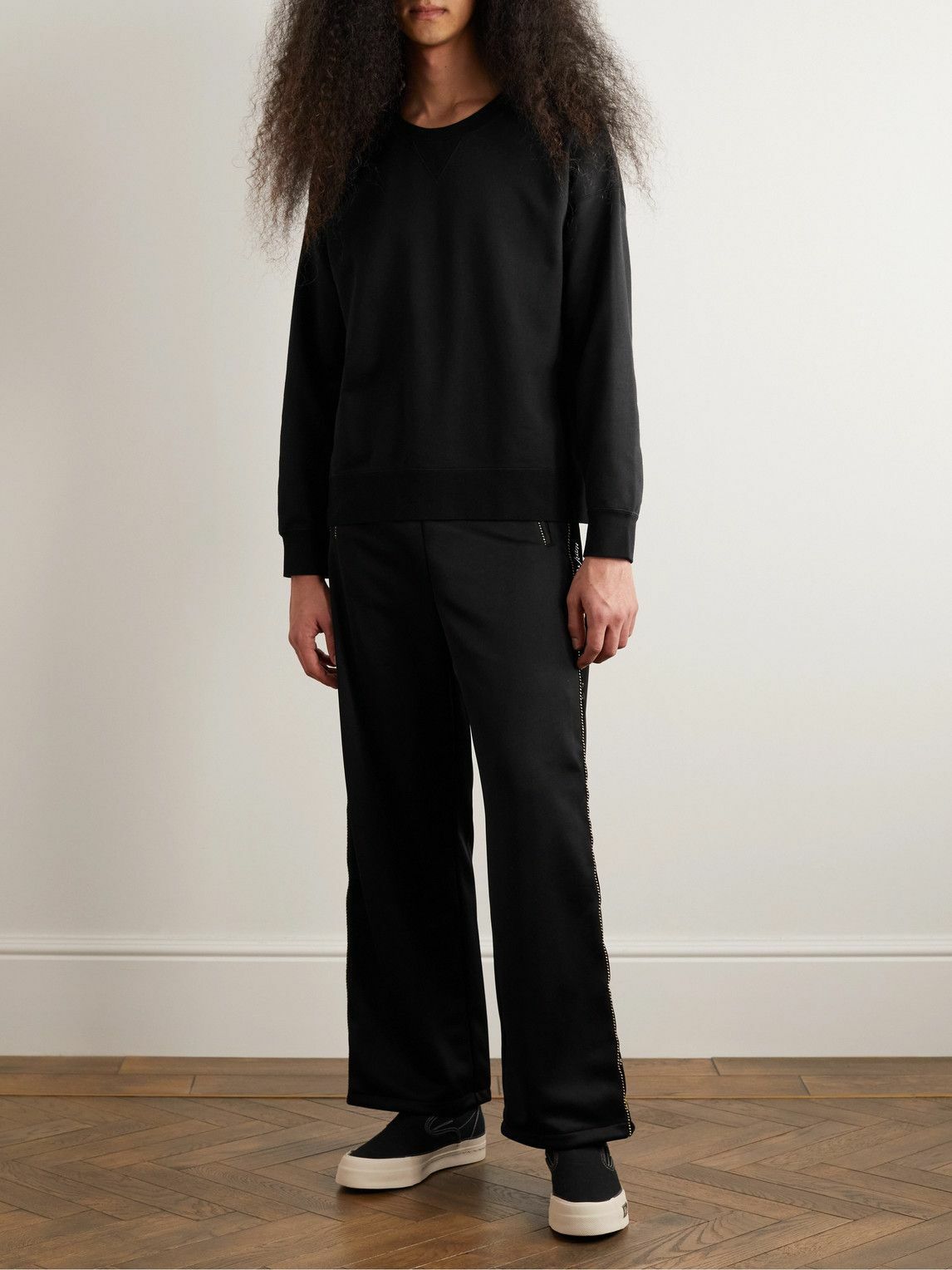 Visvim Ultimate Jumbo SB Cotton Sweater Black Visvim