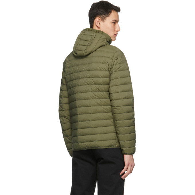 stone island khaki puffer jacket